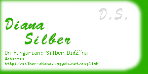 diana silber business card